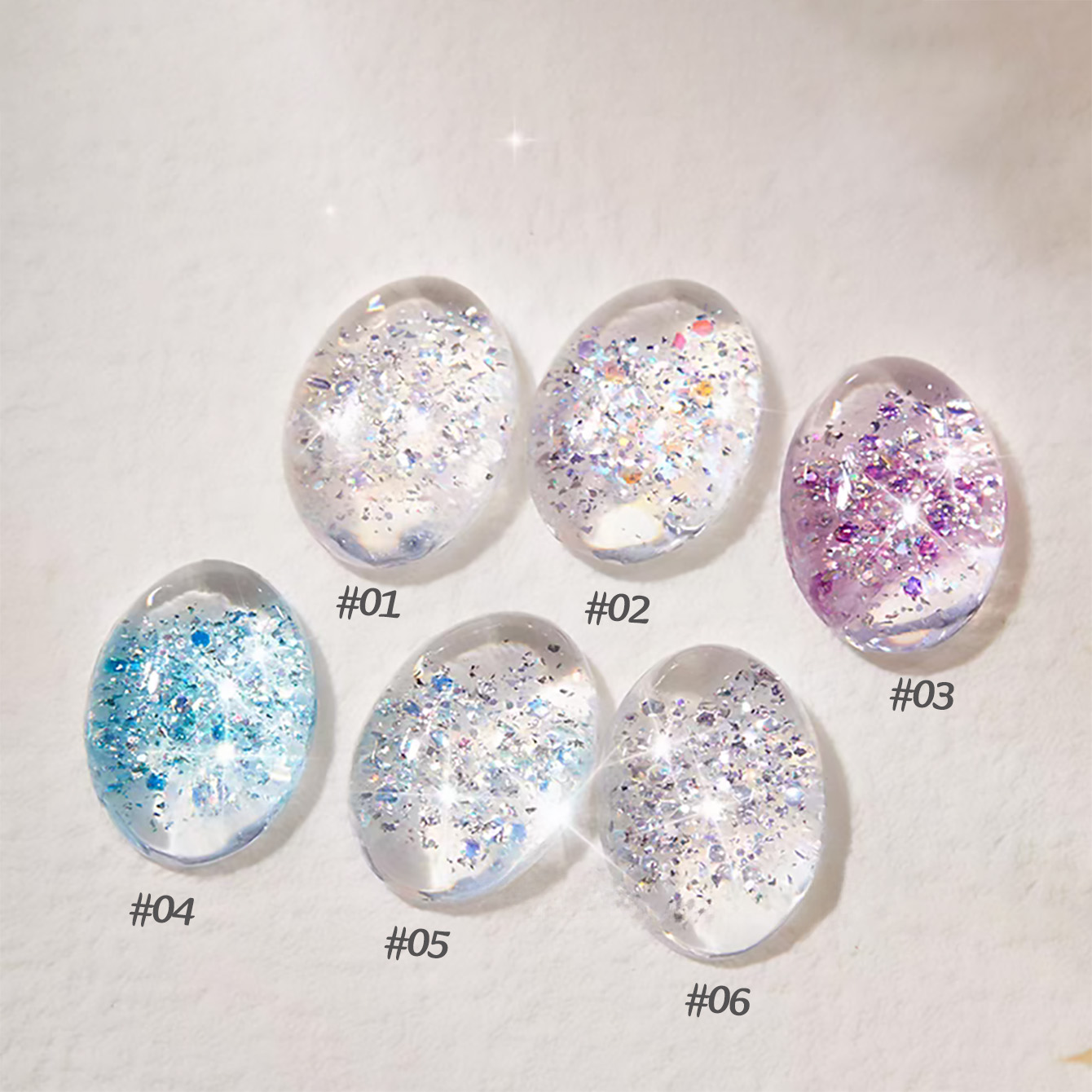 ZH1PCS 2026 New Flashing Glitt - Resin Art Online 评论和价格