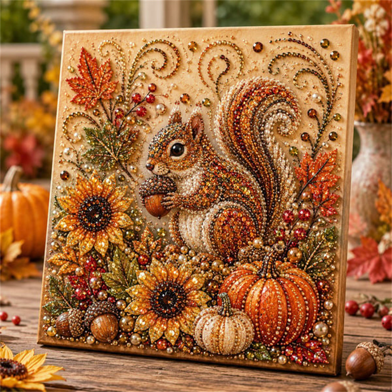 Autumn Diamond Pearl Painting  - Resin Art For Beginner 评论和价格