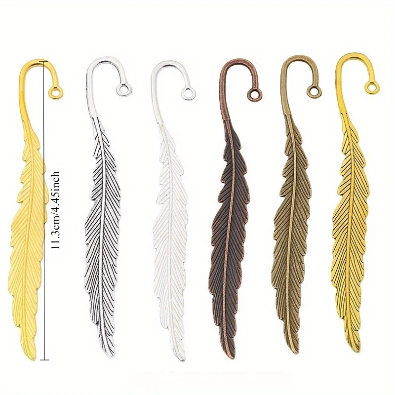 12Pcs 113x16mm Bronze Antique  - Resin Art Bookmark 评论和价格