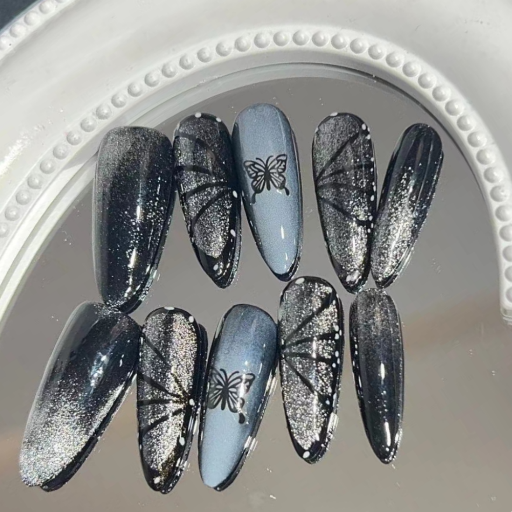 10pcs Black Cat's Eye Handmade - Resin Art Online 评论和价格