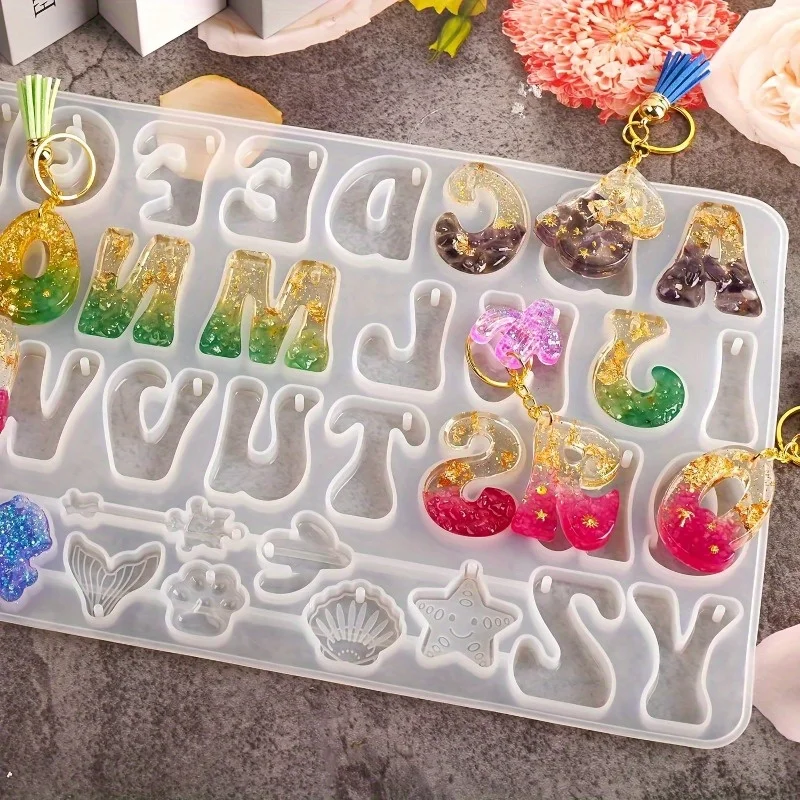 Silicone Resin Casting Molds S - Resin Art Alphabet 评论和价格
