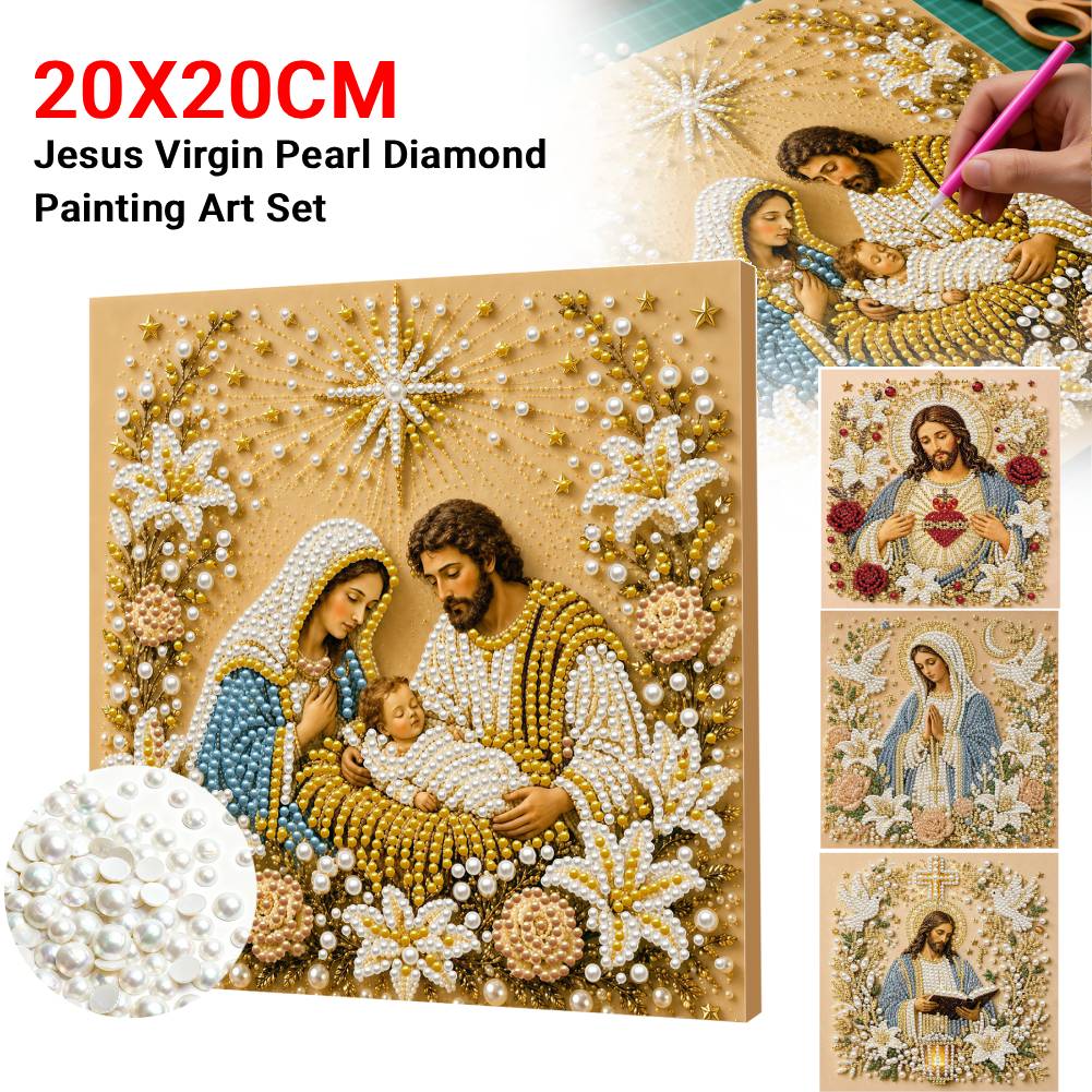 Jesus Virgin Mary DIY Diamond  - Resin Art For Beginner 评论和价格