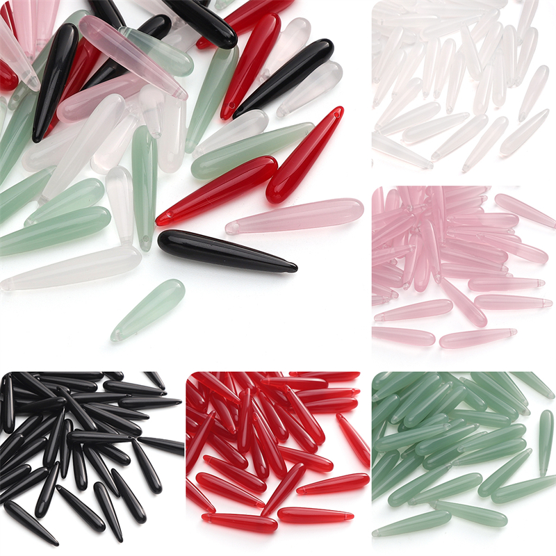 5pcs Beads Resin Teardrop Shap - Resin Art Handmade 评论和价格