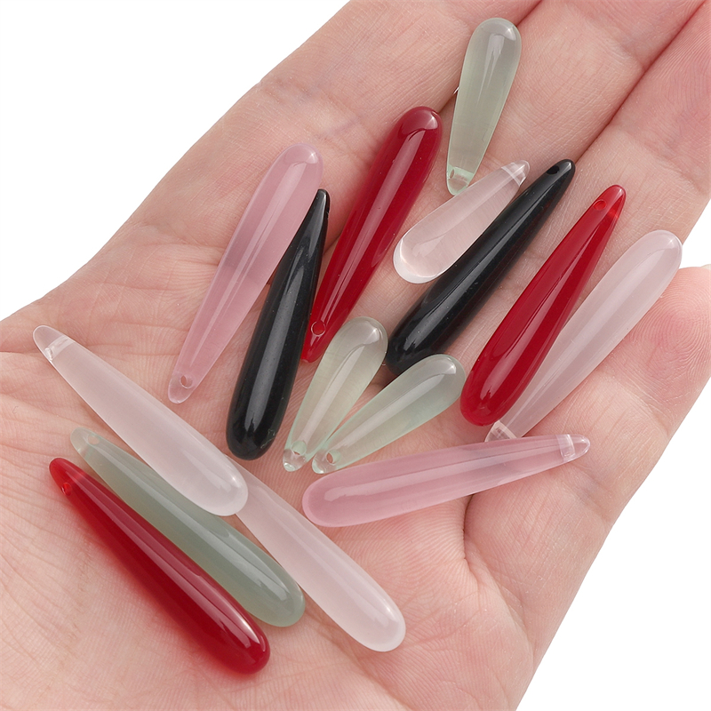 5pcs Beads Resin Teardrop Shap - Resin Art Handmade 评论和价格
