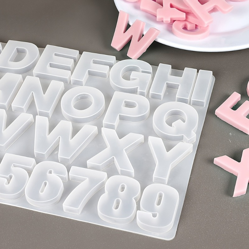 Letter A To Z Pendants Silicon - Resin Art Alphabet 评论和价格