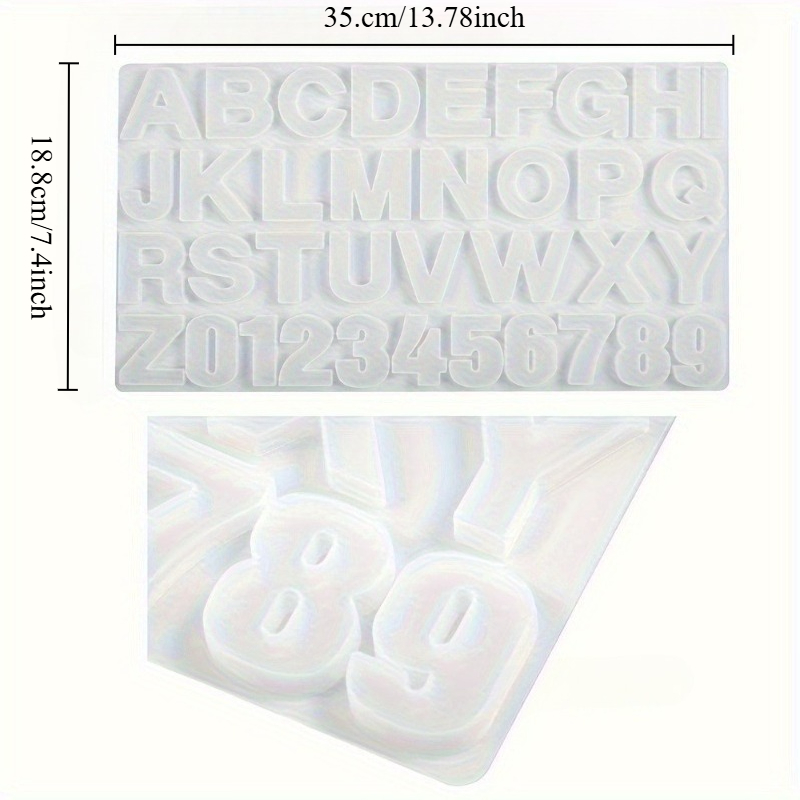 Letter A To Z Pendants Silicon - Resin Art Alphabet 评论和价格