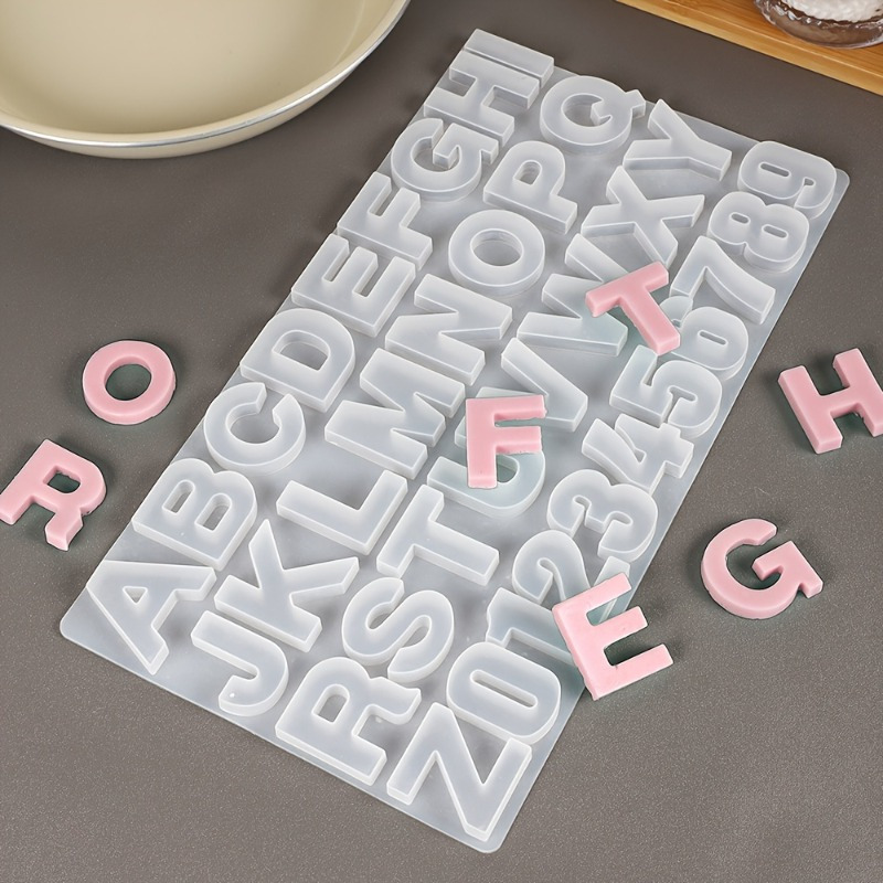 Letter A To Z Pendants Silicon - Resin Art Alphabet 评论和价格