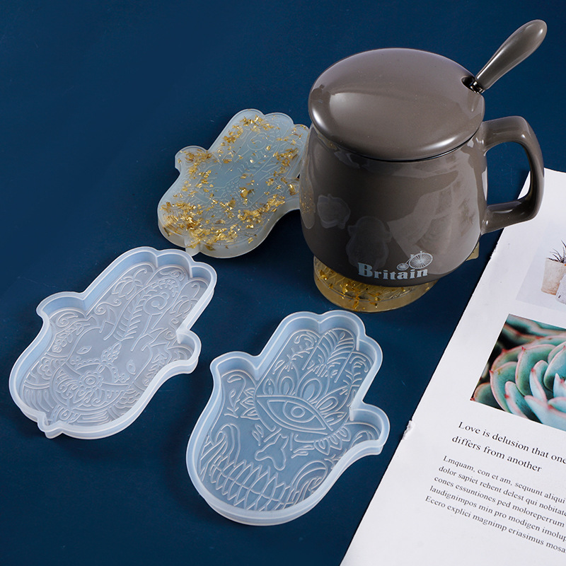 1 Pcs DIY Coaster Hand of Fati - Resin Art Epoxy 评论和价格