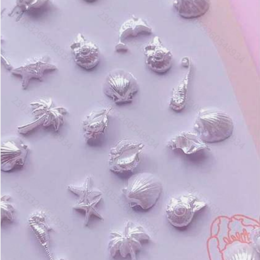 30pcs Pure White Pearl Shell N - Resin Art Beach Theme 评论和价格