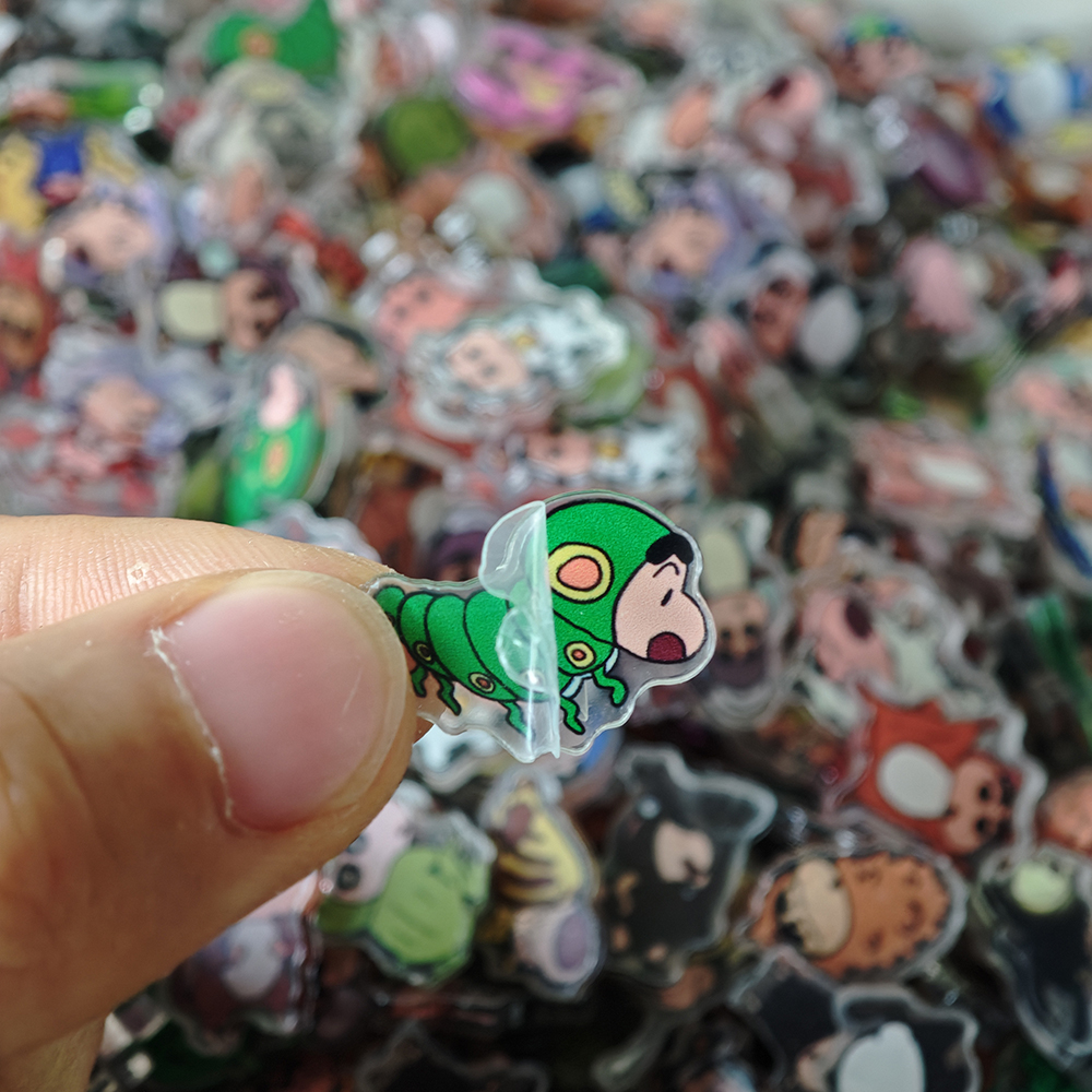 50pcs/set Cartoon Crayon Shin- - Resin Art Case 评论和价格