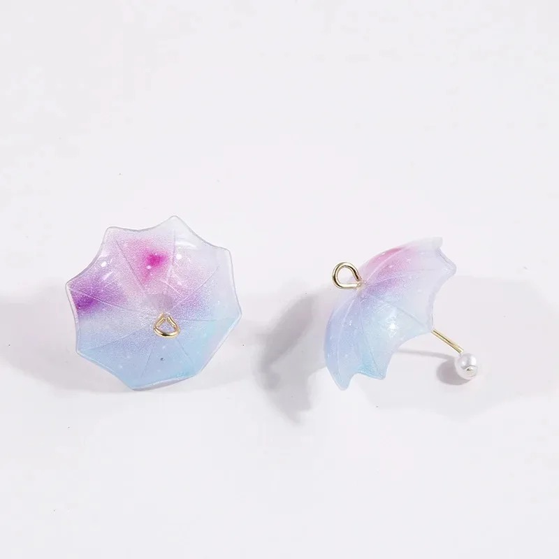 6Pcs 3D Cute Beach Umbrella Ac - Resin Art Beach Theme 评论和价格