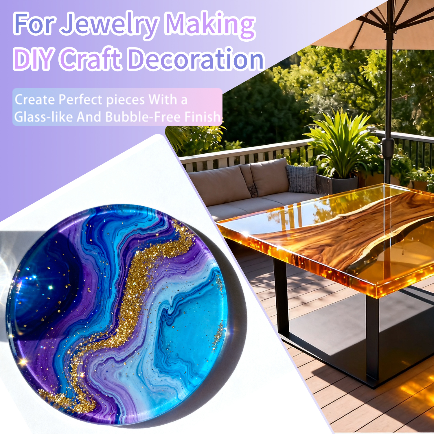 200g UV Resin Crystal Clear Ha - Resin Art Epoxy 评论和价格