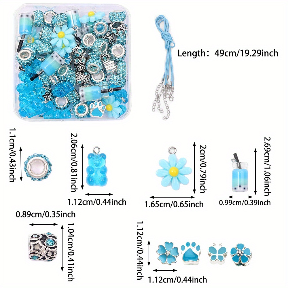 62pcs Mixed Color European Lar - Resin Art Beach Theme 评论和价格