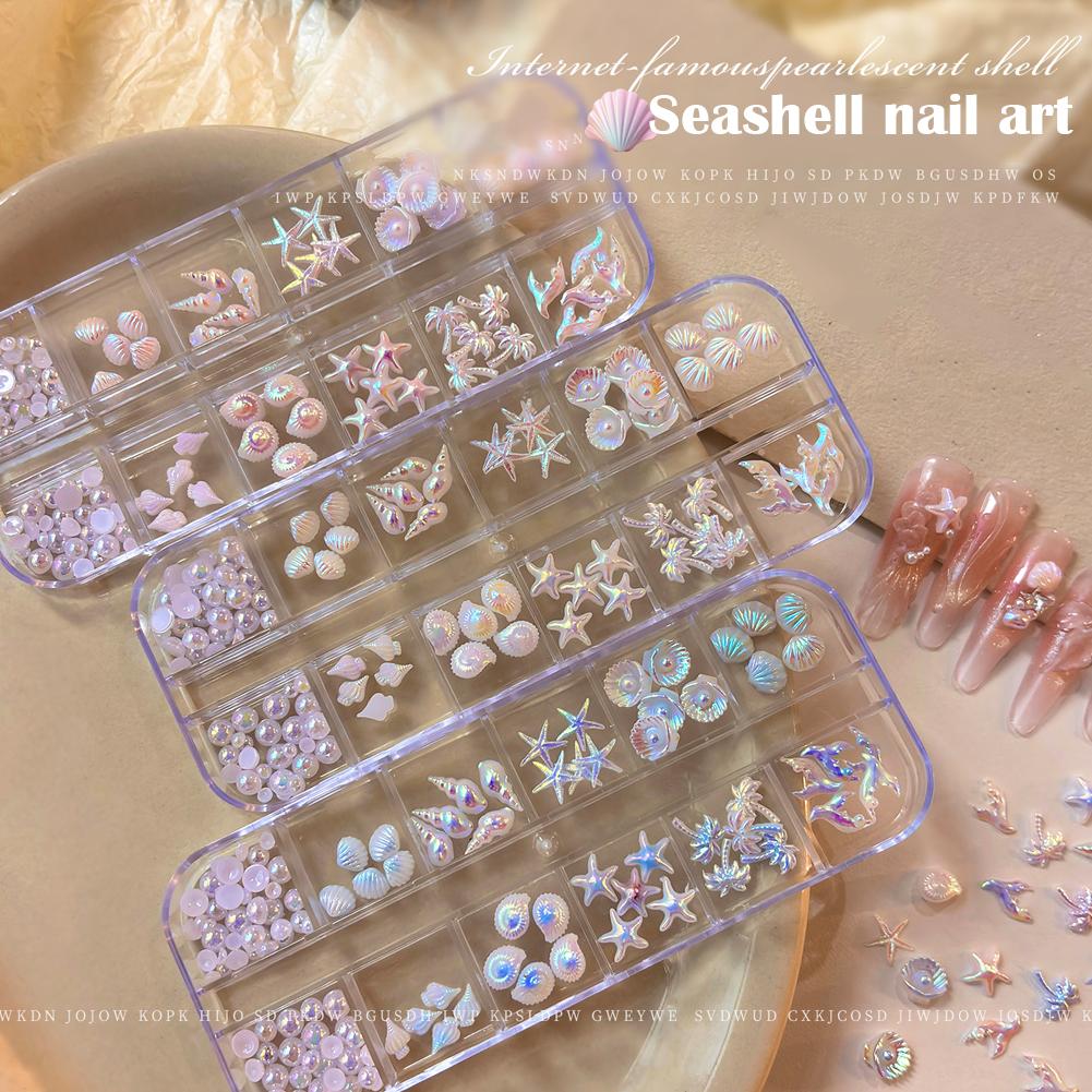 12 Grids/Box 3D Starfish And S - Resin Art Beach Theme 评论和价格