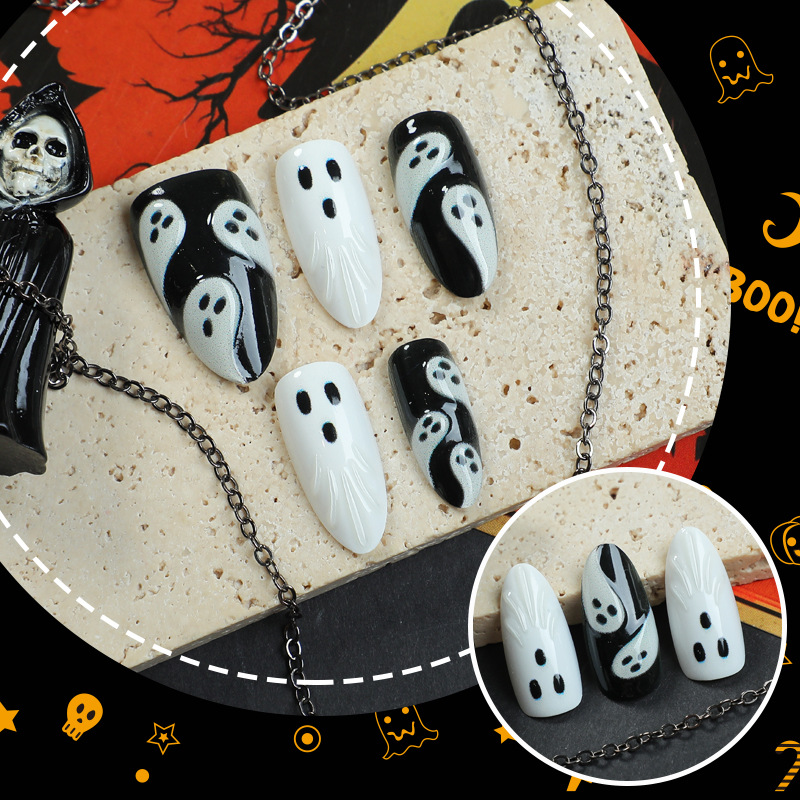 30pcs 2025 Halloween Almond Sh - Resin Art Case 评论和价格
