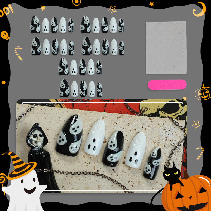 30pcs 2025 Halloween Almond Sh - Resin Art Case 评论和价格