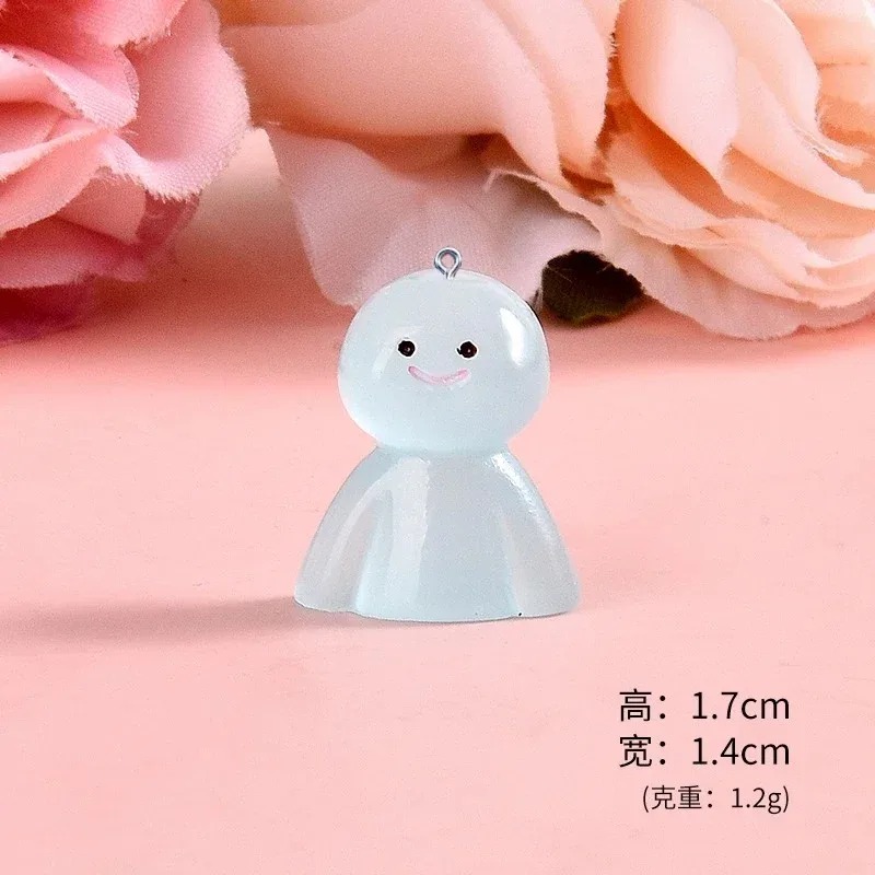 10Pcs Glow In Dark Cartoon Dol - Resin Art Handmade 评论和价格
