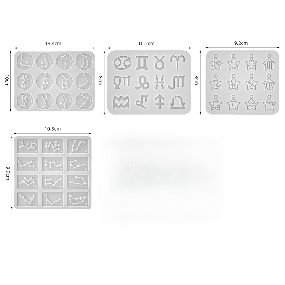 4styles Simple Multipurpose 12 - Resin Art Alphabet 评论和价格