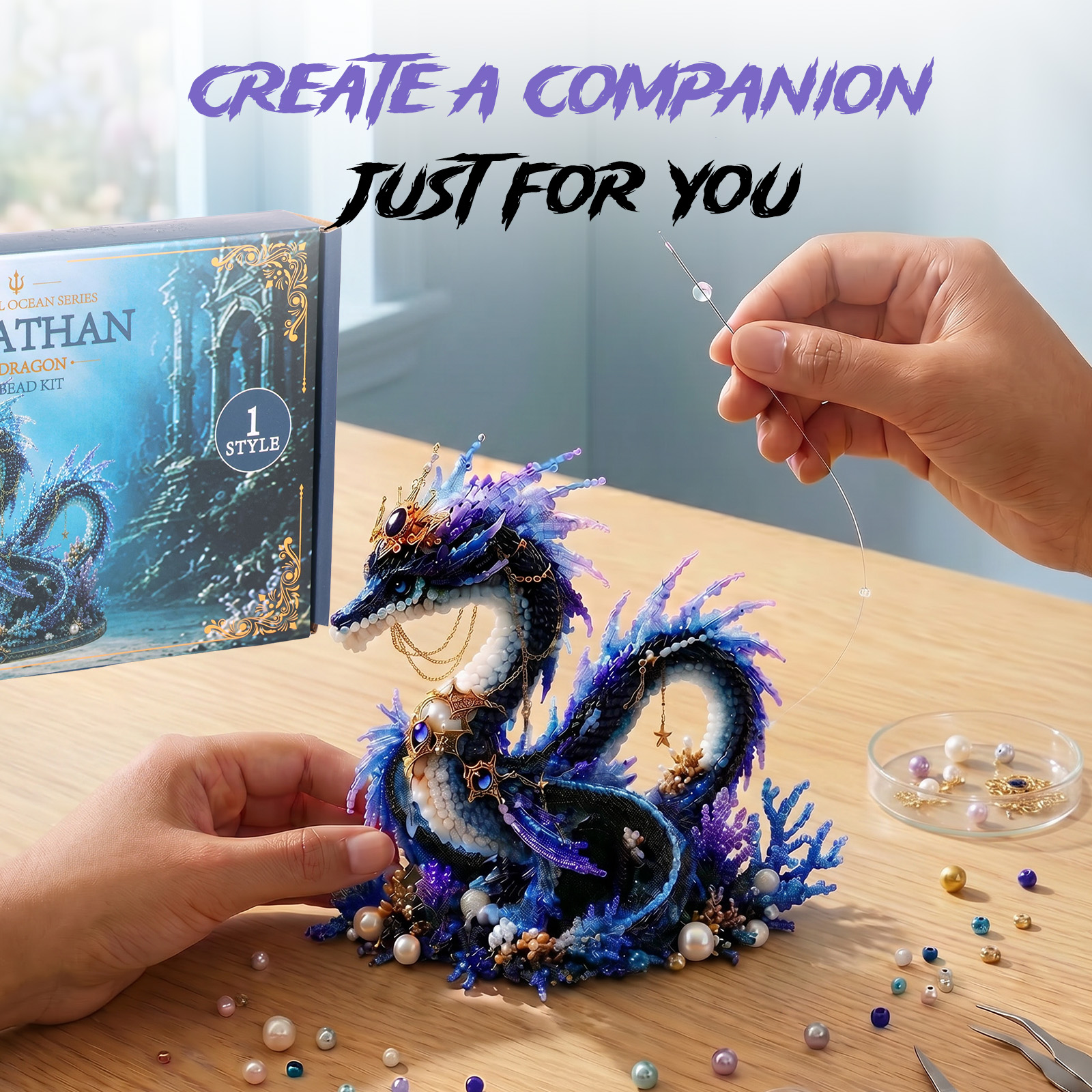DIY 3D Bead Kit Mini Beaded Or - Resin Art For Beginner 评论和价格