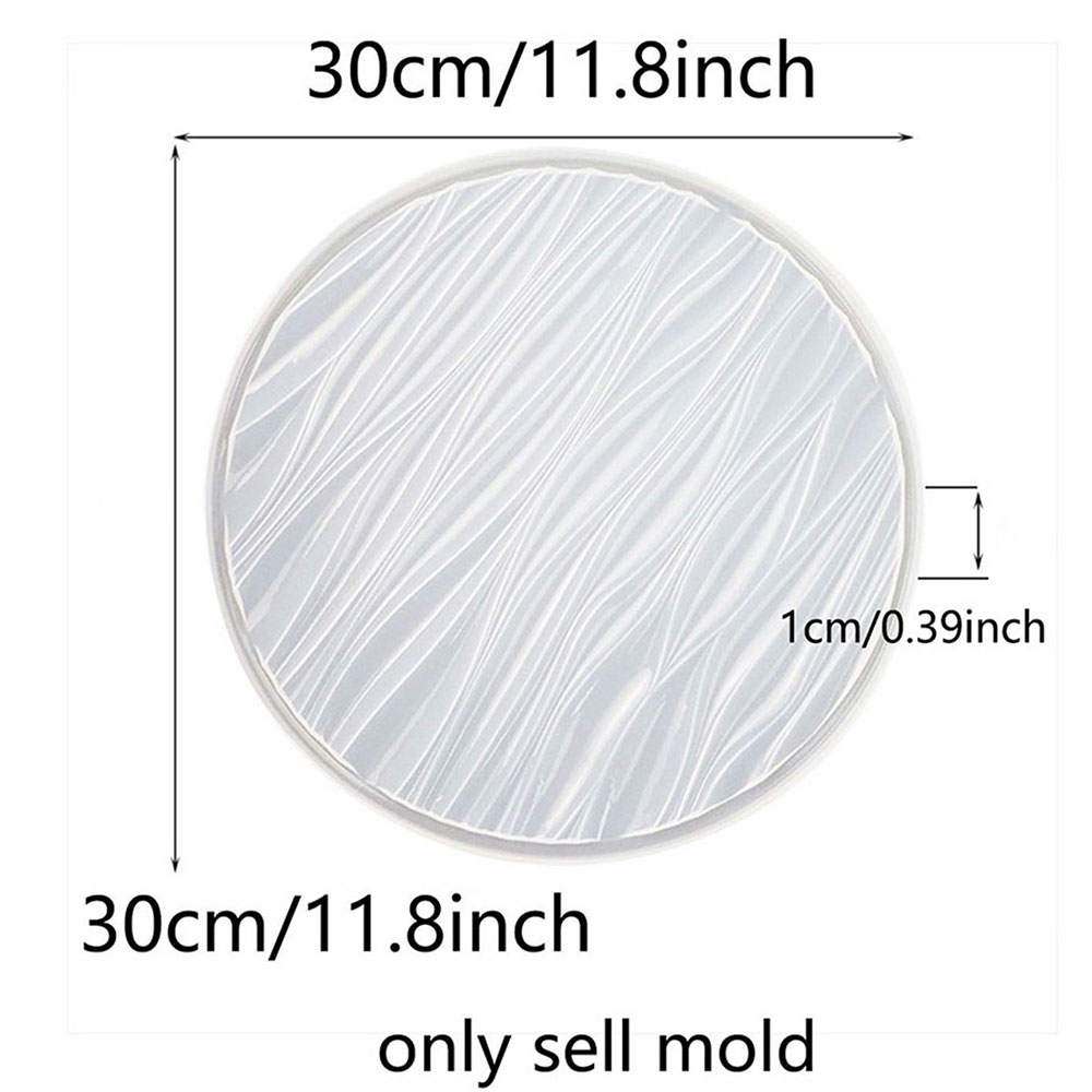 Large Round Tray Silicone Mold - Resin Art Epoxy 评论和价格
