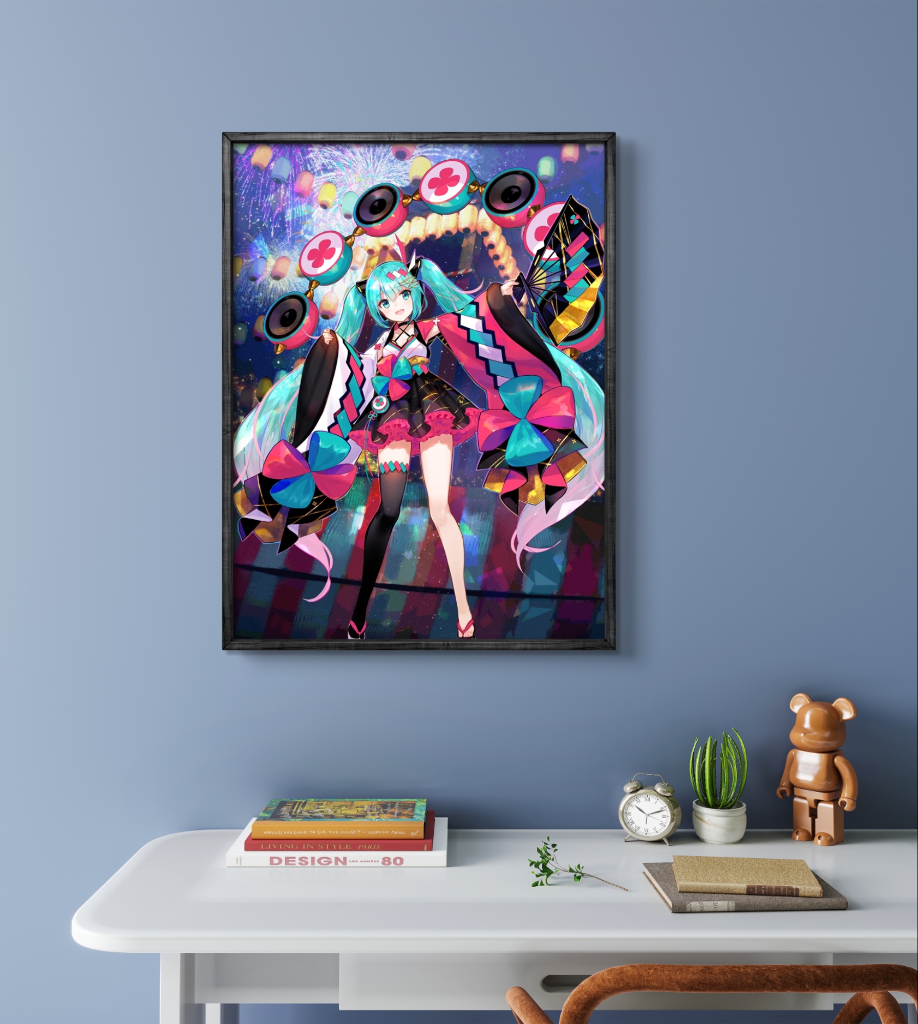 Frameless,Singer Miku DIY Diam - Resin Art Wall 评论和价格