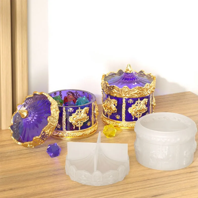 1Set Candle Jar Resin Mold Car - Resin Art Case 评论和价格
