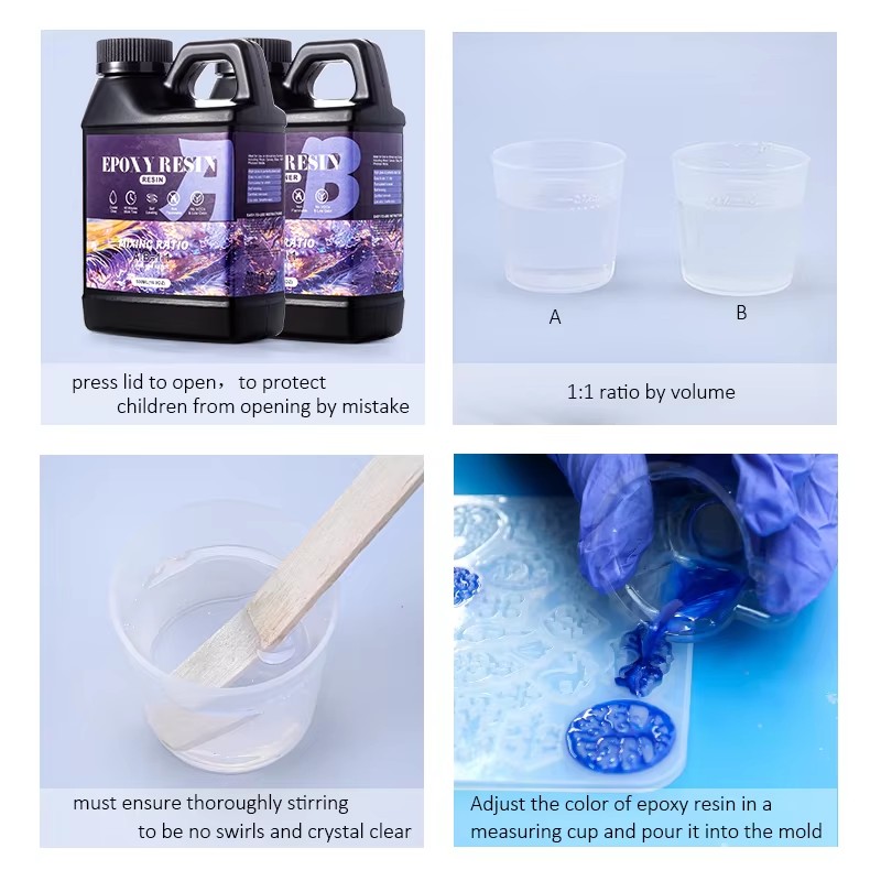 Easy Mix 1:1 Epoxy Resin Kit C - Resin Art Glue 评论和价格