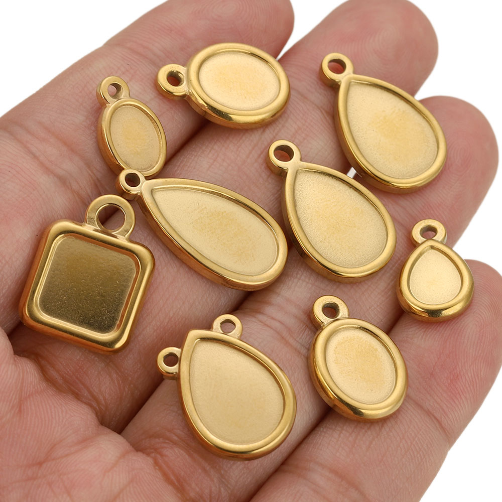 5pcs Stainless Steel Square Dr - Resin Art Handmade 评论和价格