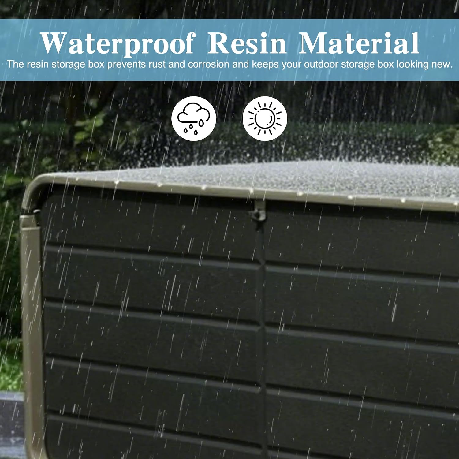 Indoor Outdoor Storage Box 200 - Resin Art Case 评论和价格