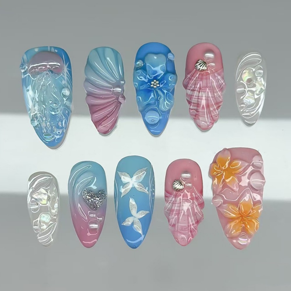 24PCS Luxury Emerald Green Flo - Resin Art Flowers 评论和价格