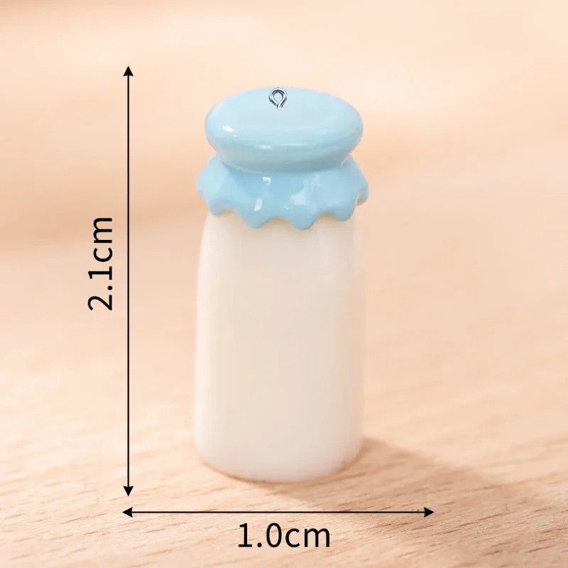 10Pcs Mini Milk Bottle Resin C - Resin Art Supplies Near Me 评论和价格