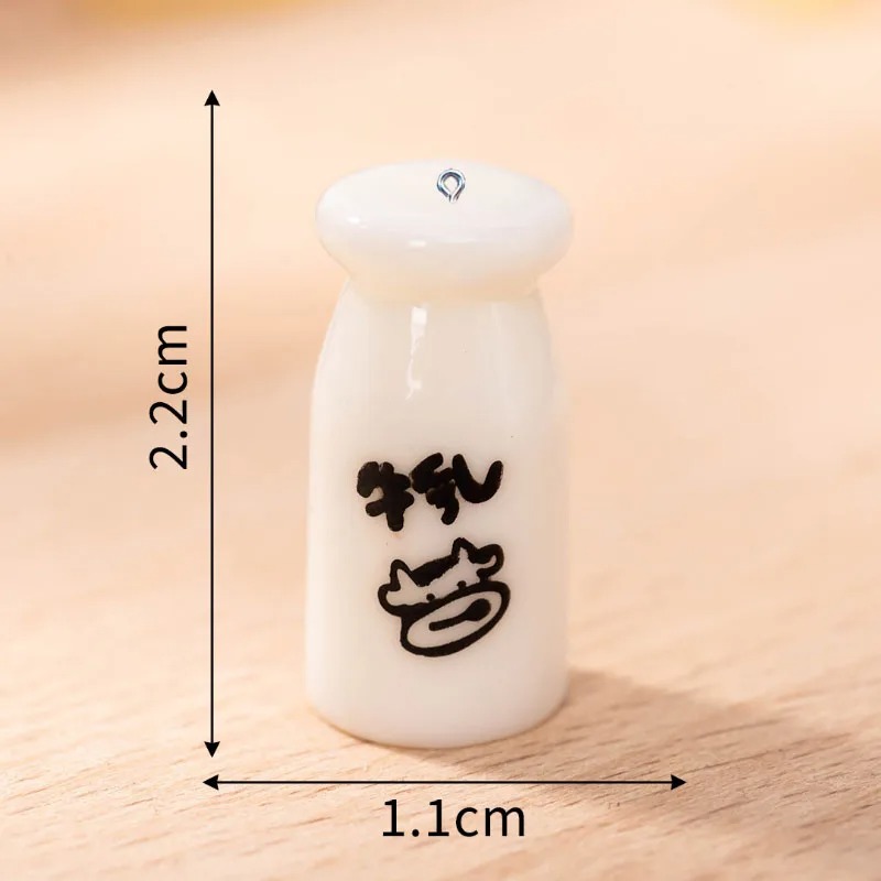 10Pcs Mini Milk Bottle Resin C - Resin Art Supplies Near Me 评论和价格