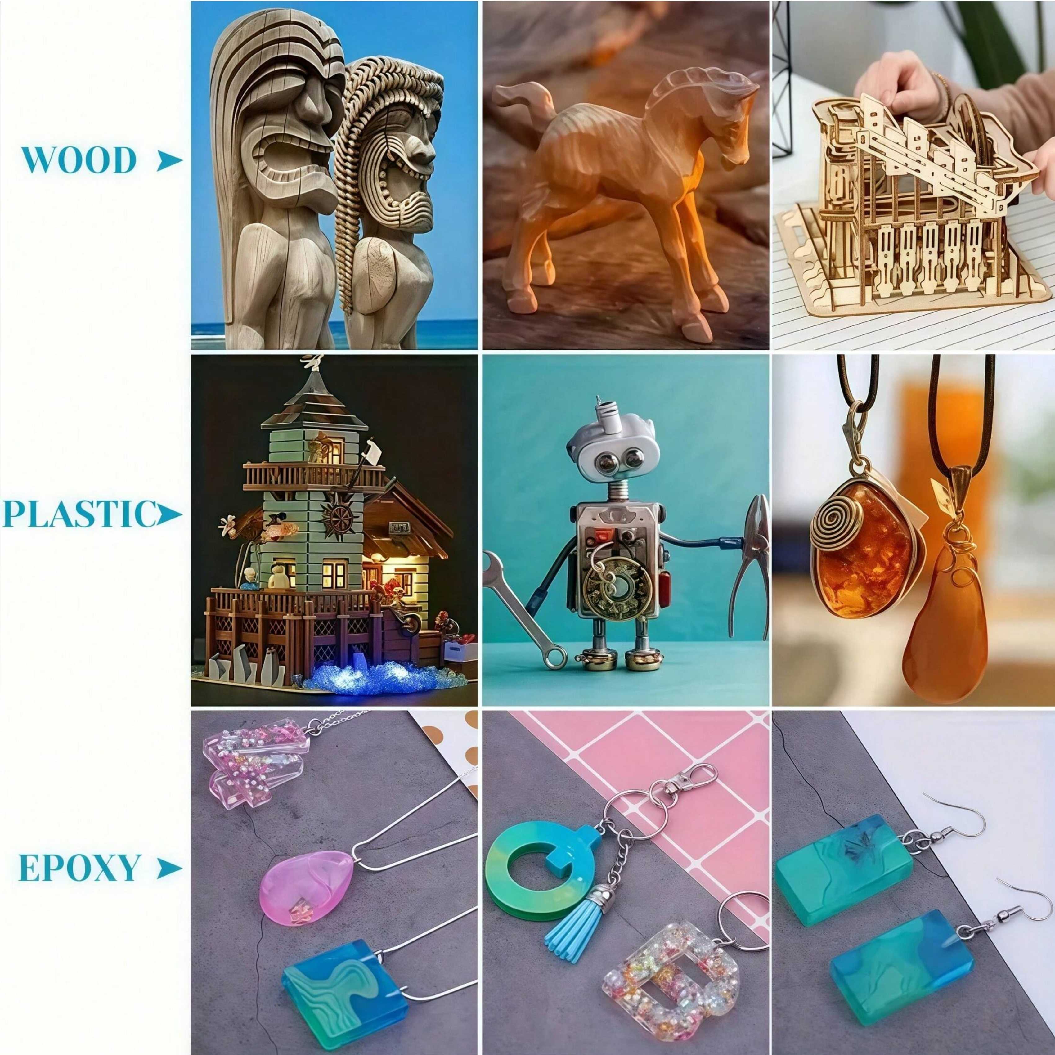 【Mini Electric Drill Set】10Pcs - Resin Art Drill Machine 评论和价格