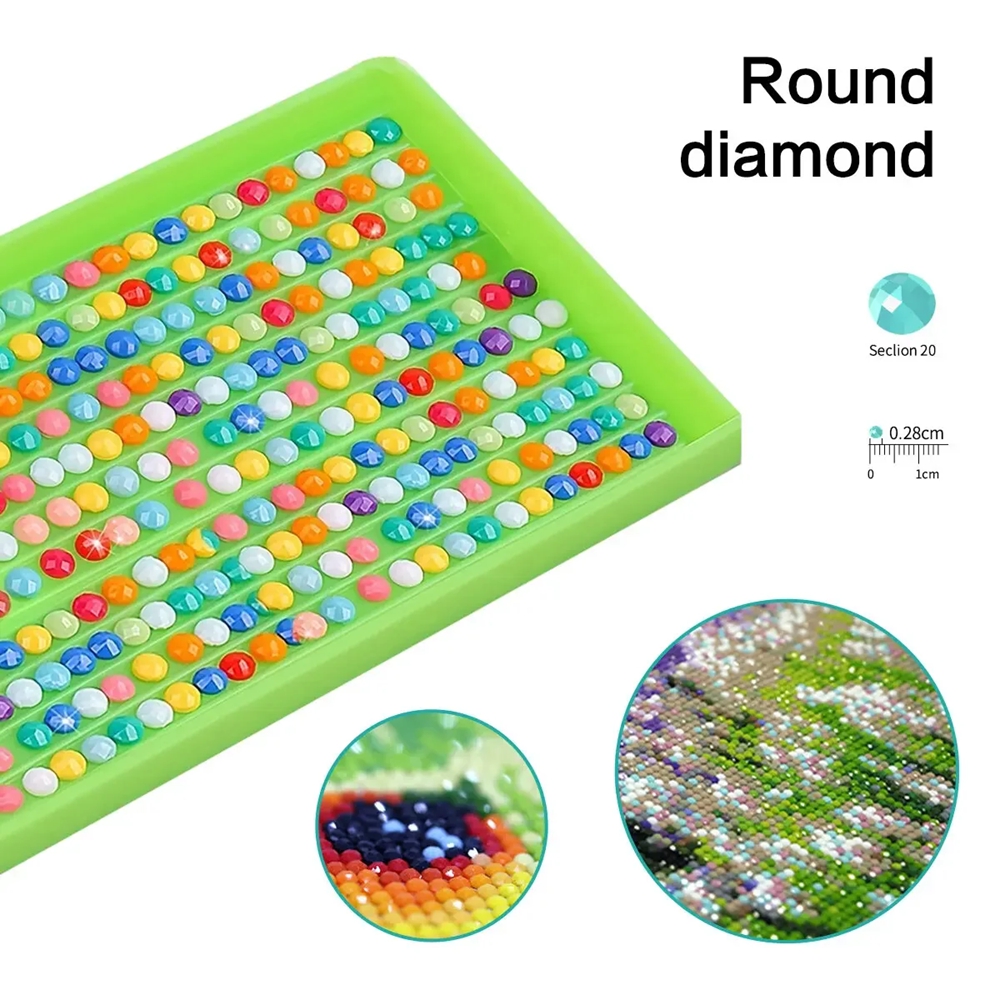 1pc frameless  5D Diamond Pain - Resin Art Wall 评论和价格