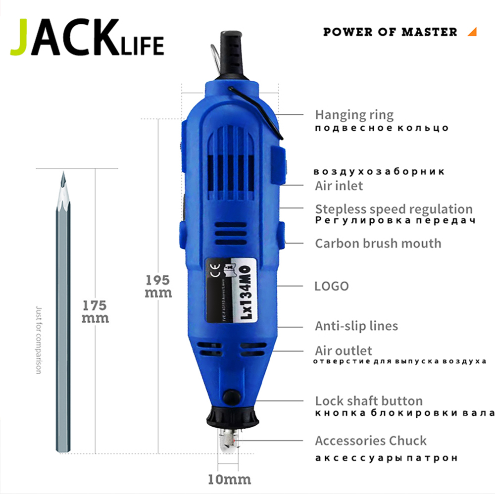 JANGKLIFE 110V 220V Power Tool - Resin Art Drill Machine 评论和价格