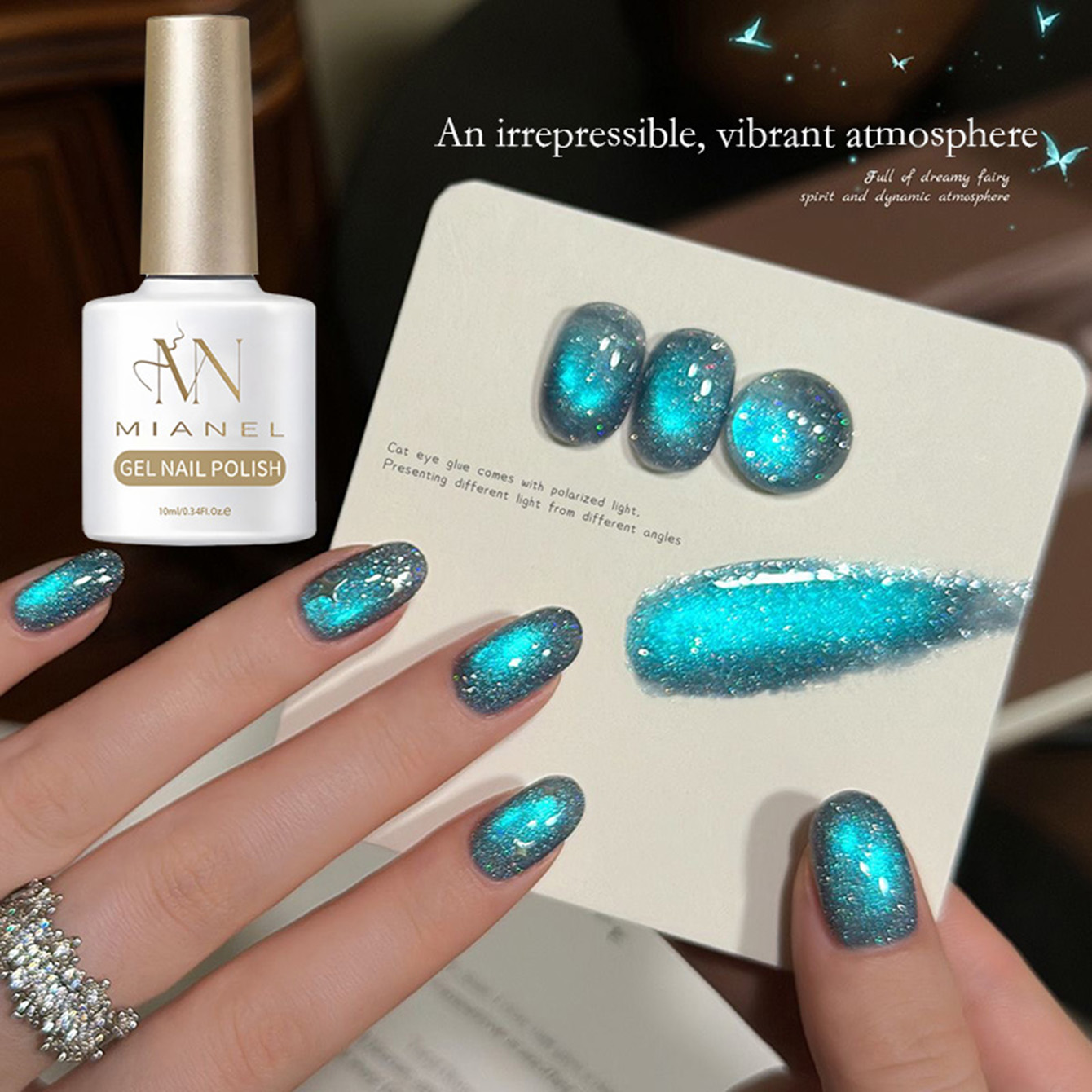 MAINEL 10ML 1-4Pcs Blue Nails  - Resin Art Online 评论和价格