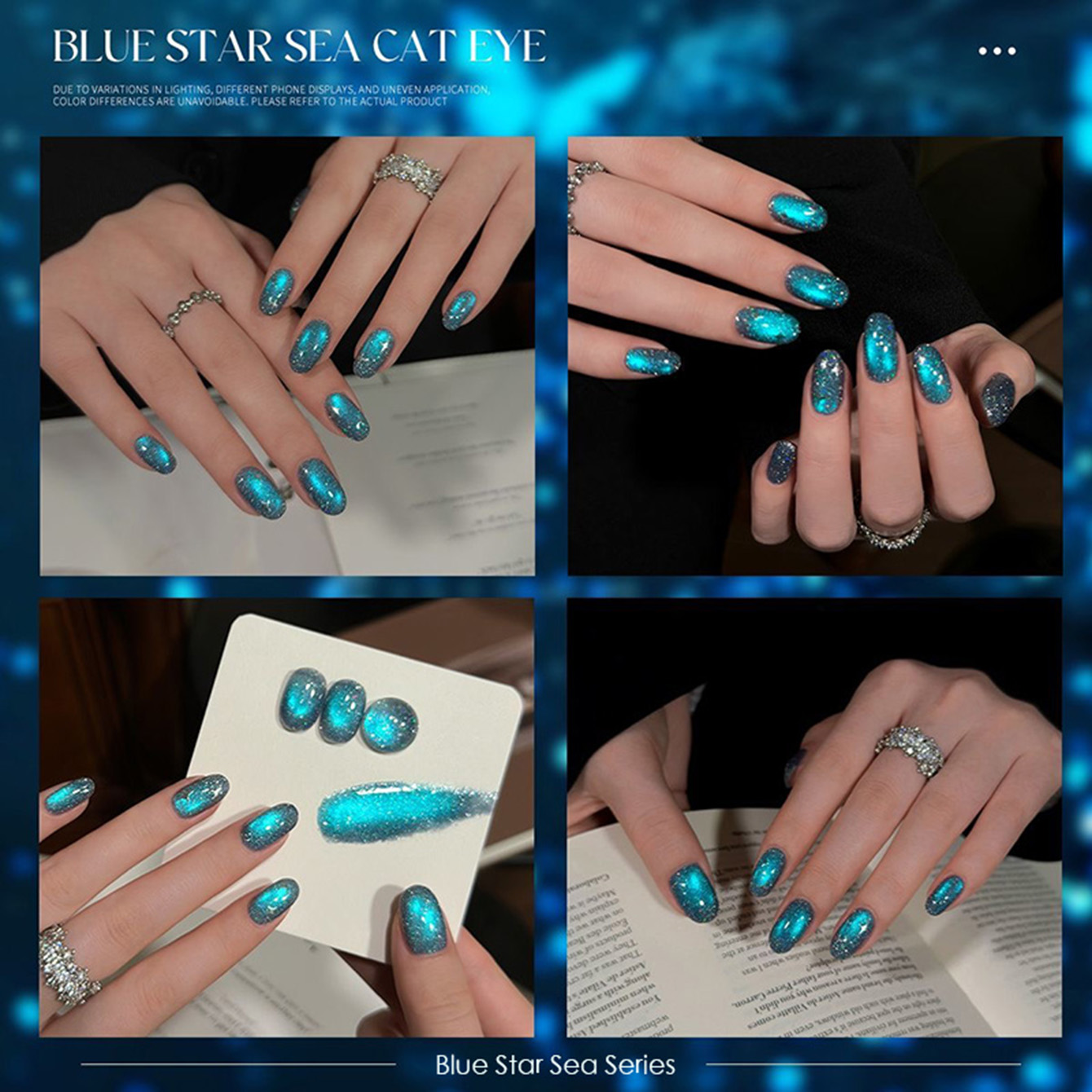 MAINEL 10ML 1-4Pcs Blue Nails  - Resin Art Online 评论和价格