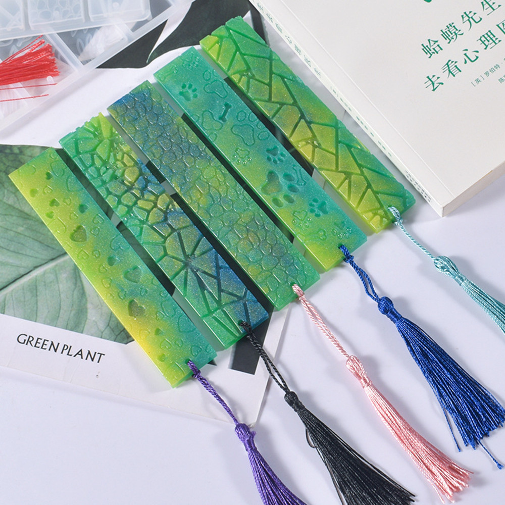DIY Crystal Epoxy Resin Mold L - Resin Art Bookmark 评论和价格