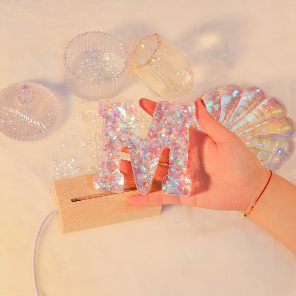 3Sizes A to Z Letter Silicone  - Resin Art Alphabet 评论和价格