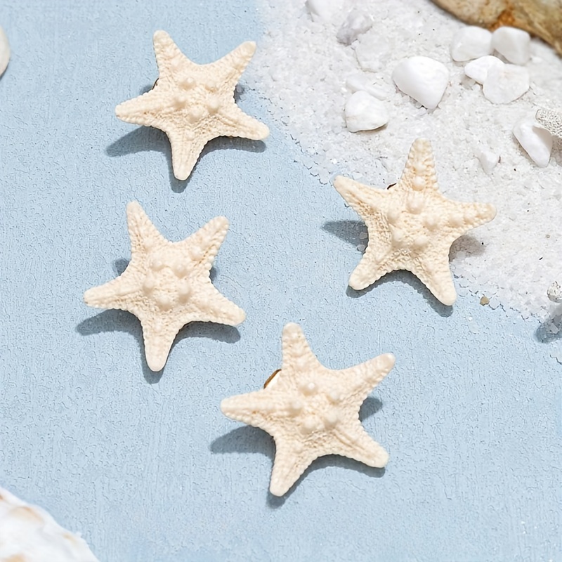 Set of 4 Elegant Starfish Hair - Resin Art Beach Theme 评论和价格