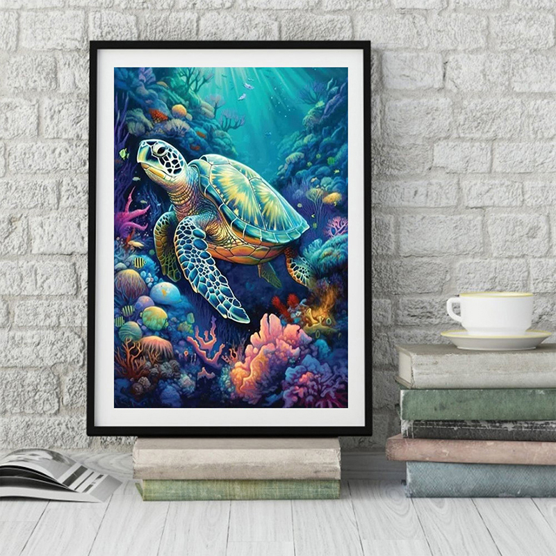 1PC frameless  Full Square Rou - Resin Art Wall 评论和价格