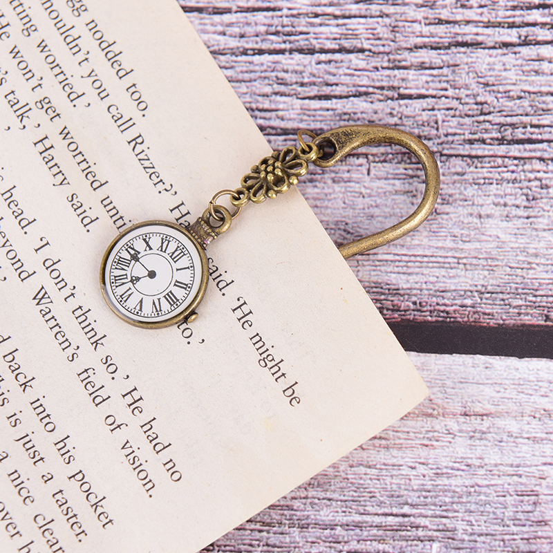 Metal Clock Bookmarks Vintage  - Resin Art Bookmark 评论和价格