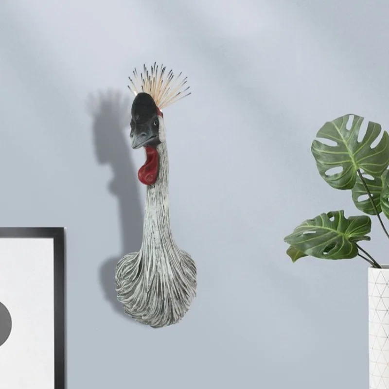 Simple Art Bird Head Image Orn - Resin Art Images 评论和价格