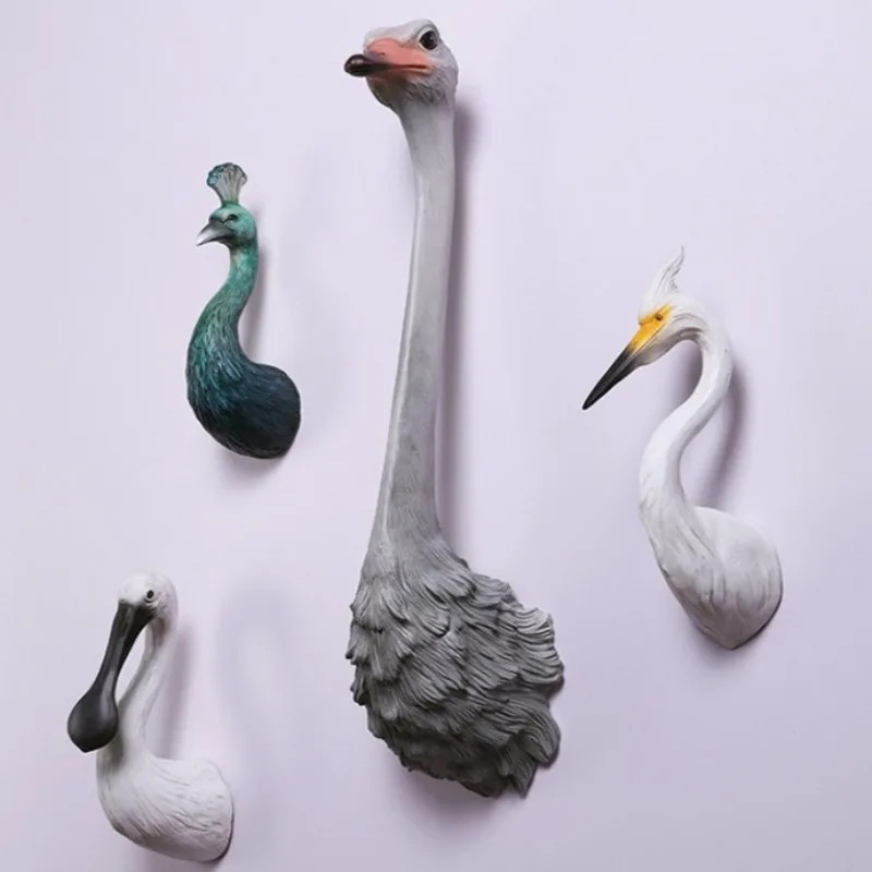 Simple Art Bird Head Image Orn - Resin Art Images 评论和价格