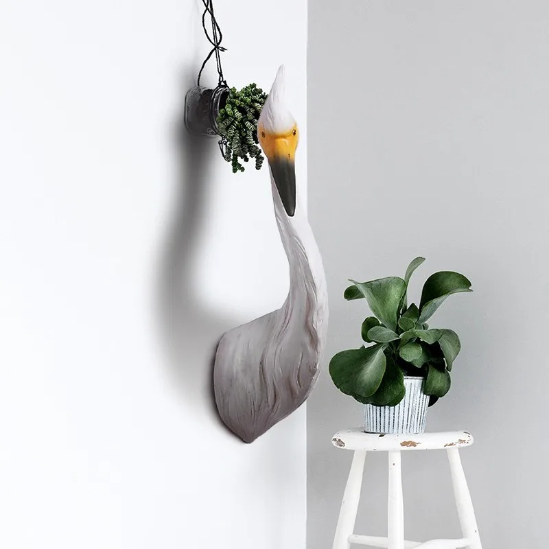 Simple Art Bird Head Image Orn - Resin Art Images 评论和价格