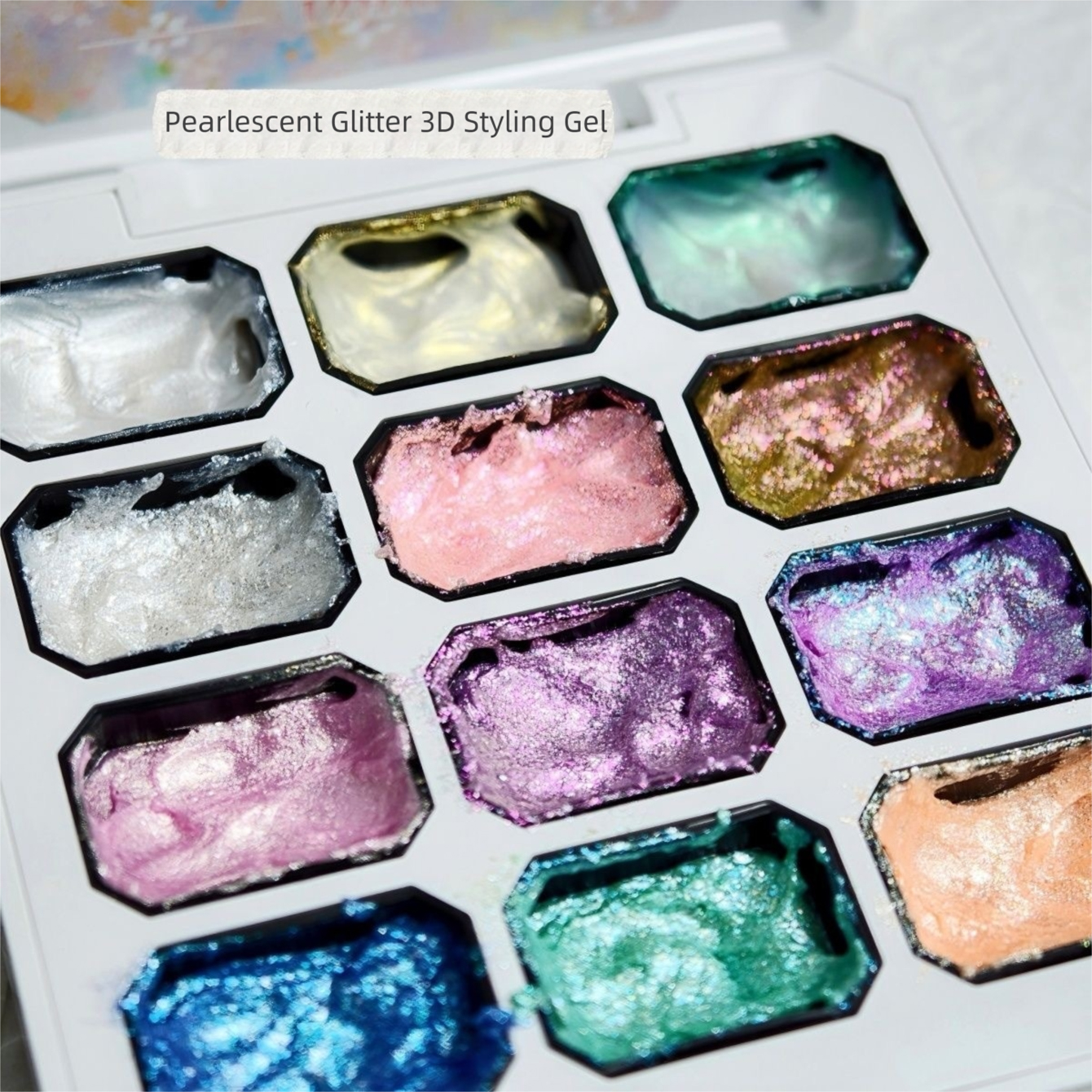 12-color Fairy Pearl Light Pow - Resin Art Glue 评论和价格