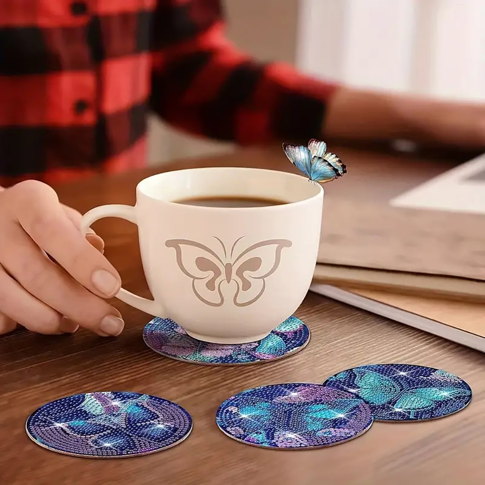 8 Diamond Art Painting Coaster - Resin Art For Beginner 评论和价格