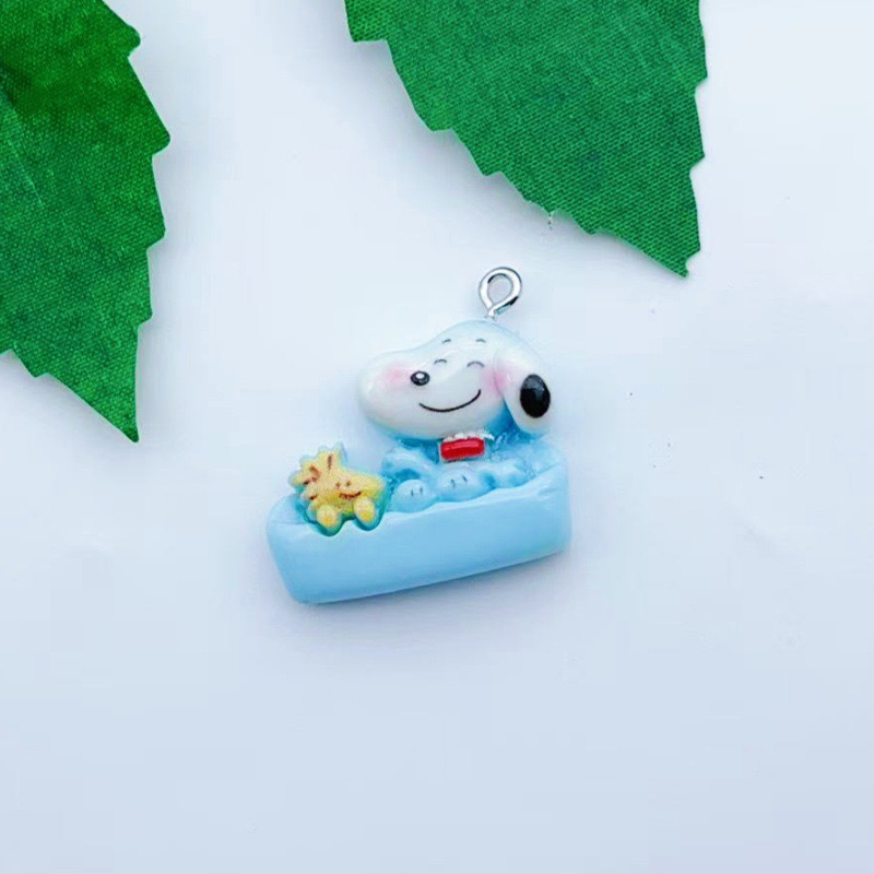 12pcs resin cartoon dog pendan - Resin Art Handmade 评论和价格