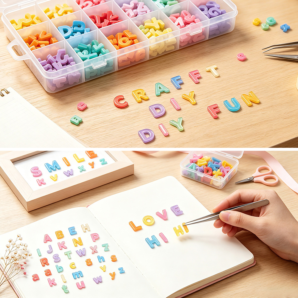 2Pcs Mini Letter Silicone Mold - Resin Art Alphabet 评论和价格