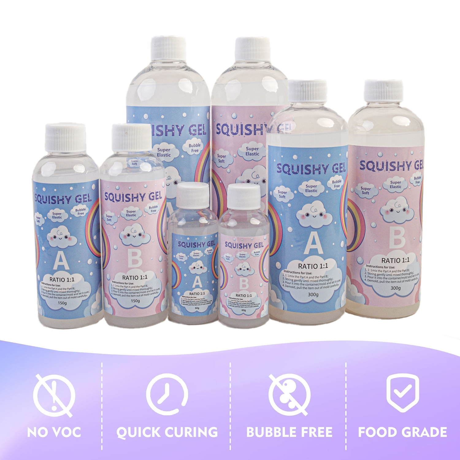 Squishy Gel Soft Liquid Resin  - Resin Art Glue 评论和价格